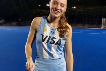 Lu Peralta en Chile con Las Leoncitas jugando el Panamericano