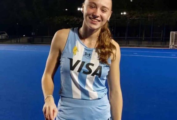 Lu Peralta en Chile con Las Leoncitas jugando el Panamericano